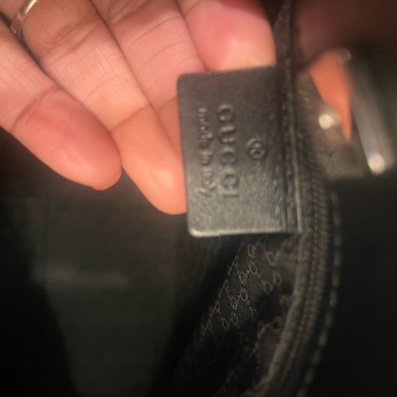 GUC GUCCI Web Sherry Line Tote Bag Leather - Picture 10 of 12